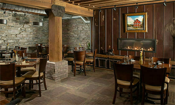 lower dining area at The Mill in Hershey
