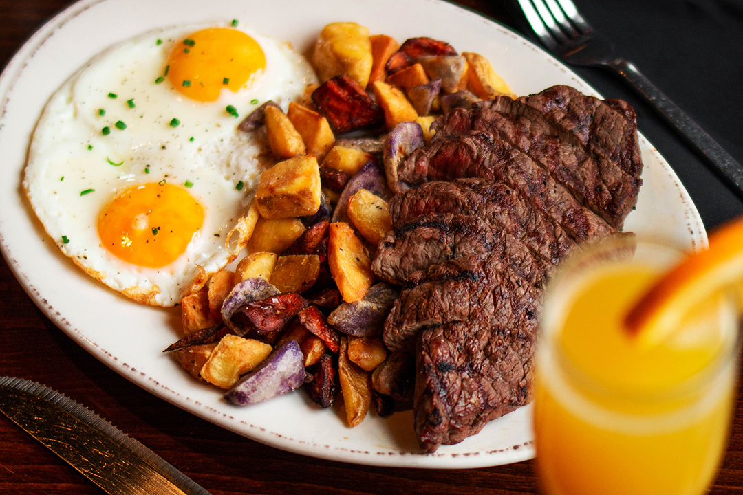 Steak and Eggs - Weekend Brunch at The Mill in Hershey
